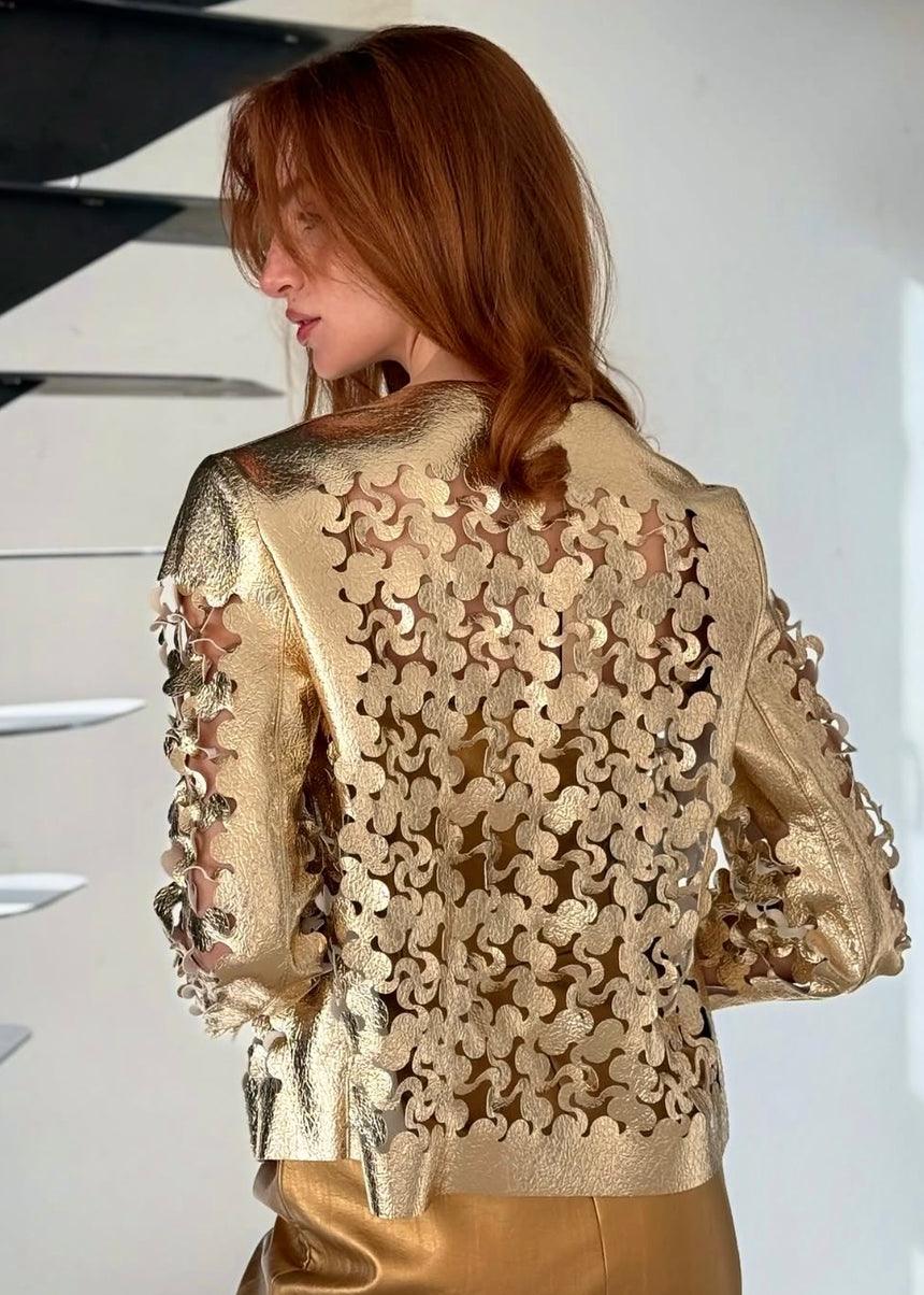 Oriana Vegan Leather Jacket